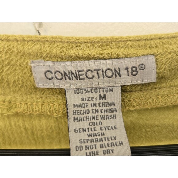 VTG Midi Dress Womens M‎ Green Y2K Cottagecore Peasant Milkmaid Babydoll Boho - Picture 4 of 7